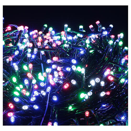 Guirlande Noël 1000 LED multicolores int/ext 50 m 8