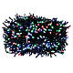Luzes de Natal pisca-pisca 1000 lâmpadas LED multicoloridas 50 metros com cabo preto, interior/exterior s3