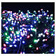 Luzes de Natal pisca-pisca 1000 lâmpadas LED multicoloridas 50 metros com cabo preto, interior/exterior s8