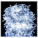 Luzes de Natal pisca-pisca 1000 lâmpadas LED branco frio 50 metros com cabo transparente, para interior/exterior s1