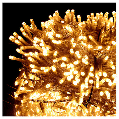 Świąteczne lampki, łańcuch 50 m z 1000 ciepłymi białymi LED 2