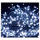 Luzes de Natal pisca-pisca 800 lâmpadas LED brancas frias e multicoloridas dois-em-um 56 metros com cabo preto, interior/exterior s4