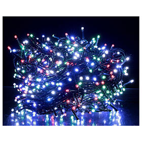 Cadena luces Navidad 800 led 2 en 1 blanco cálido multicolor 56 m int ext