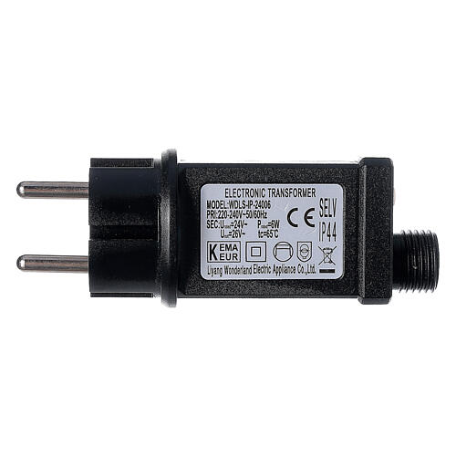 Cadena luminosa 800 led 2 en 1 blanco frío multicolor 56 m int ext 10