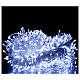 Cadena luminosa 800 led 2 en 1 blanco frío multicolor 56 m int ext s7