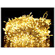 Luzes de Natal pisca-pisca 800 lâmpadas LED brancas quentes e multicoloridas dois-em-um 56 metros com cabo transparente, interior/exterior s1