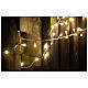 Luzes de Natal pisca-pisca 800 lâmpadas LED brancas quentes e brancas frias dois-em-um 56 metros com cabo transparente, interior/exterior s12