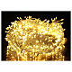 LED string lights 800 lights 2 in 1 warm cold white clear wire 56 m indoor outdoor s2