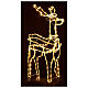 Lighted reindeer standing 3D tapelight warm white 95x60x30 cm indoor outdoor s4