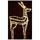 Lighted reindeer standing 3D tapelight warm white 95x60x30 cm indoor outdoor s7