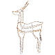 Reno luminoso de pie 3d tapelight blanco cálido 95x60x30 cm int ext s4