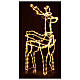 Reno luminoso de pie 3d tapelight blanco cálido 95x60x30 cm int ext s6