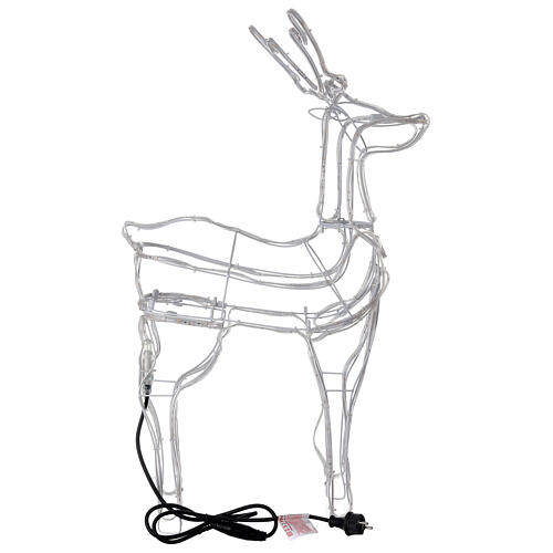 Lighted reindeer standing 3D tapelight warm white 95x60x30 cm indoor outdoor 8