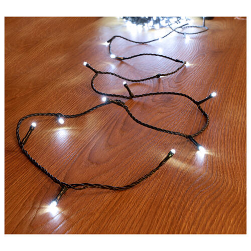 Świąteczne lampki, łańcuch 36 m z 360 zimnymi białymi LED, z efektami świetlnymi i głośnikami Bluetooth 1