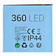 Cadena led navideña 360 luces blanco cálido 36 m altavoces Bluetooth int ext s8
