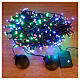 Cadena 360 luces led Navidad multicolor altavoz Bluetooth 36 m int ext s2