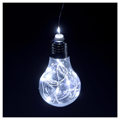 Cortina luminosa 10 bulbos 130 lâmpadas nanoled branco frio 2,7 metros, interior/exterior 2