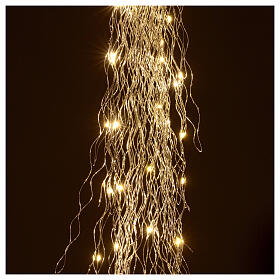 Fairy string lights silver wire warm white 1 m indoor use