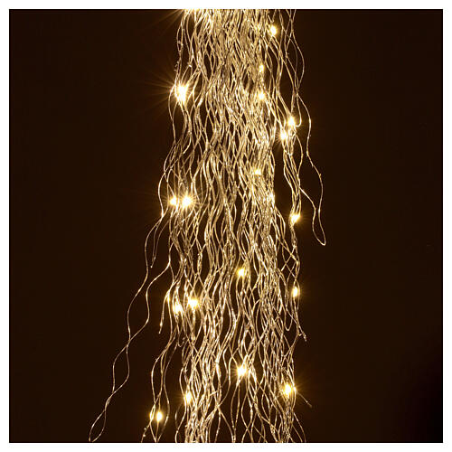 Fairy string lights silver wire warm white 1 m indoor use 2