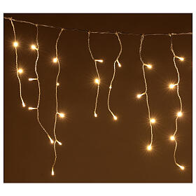 Icicle curtain 180 warm white LEDs 4,2 m indoor/outdoor