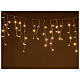 Icicle curtain 180 warm white LEDs 4,2 m indoor/outdoor s1
