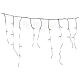 Icicle curtain 180 warm white LEDs 4,2 m indoor/outdoor s3