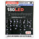 Icicle curtain 180 cold white LEDs 4,2 m indoor/outdoor s4