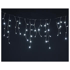 Curtain string lights 180 LEDs in cool white indoor outdoor 4.2 m
