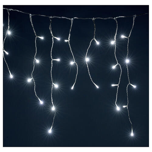 Curtain string lights 180 LEDs in cool white indoor outdoor 4.2 m 2