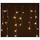 Icicle curtain 180 warm white LEDs remote 4,2 m indoor/outdoor s2