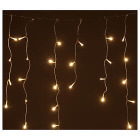 Christmas string light curtain 180 LEDs warm white with remote 4.2 m outdoor