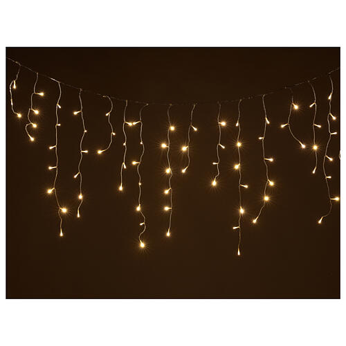 Christmas string light curtain 180 LEDs warm white with remote 4.2 m outdoor 1