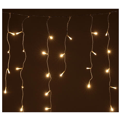 Christmas string light curtain 180 LEDs warm white with remote 4.2 m outdoor 2