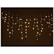 Christmas string light curtain 180 LEDs warm white with remote 4.2 m outdoor s1