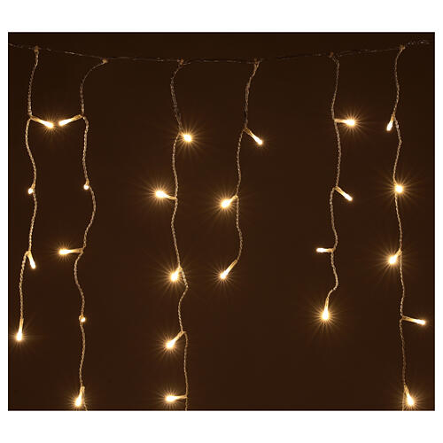 String light curtain 3.5 cm warm white 180 LEDs with remote control indoor outdoor 2