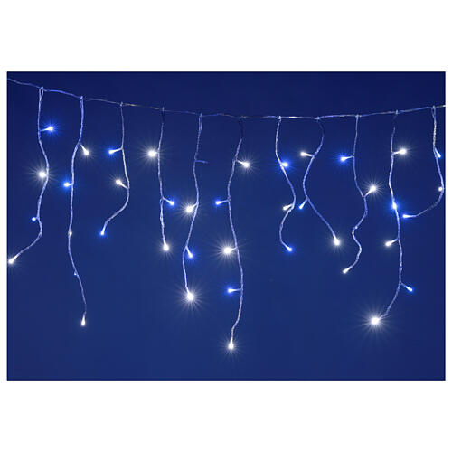 Icicle curtain 180 cold white LEDs remote 4,2 m indoor/outdoor 1