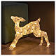 Cerbiattino luce 50 led luce calda h 70 cm interno esterno s1
