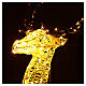 Brown deer head with 140 LEDs h 84 cm indoor/outdoor s3