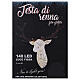 Testa renna mattone luce 140 led h 84 cm interno esterno s9