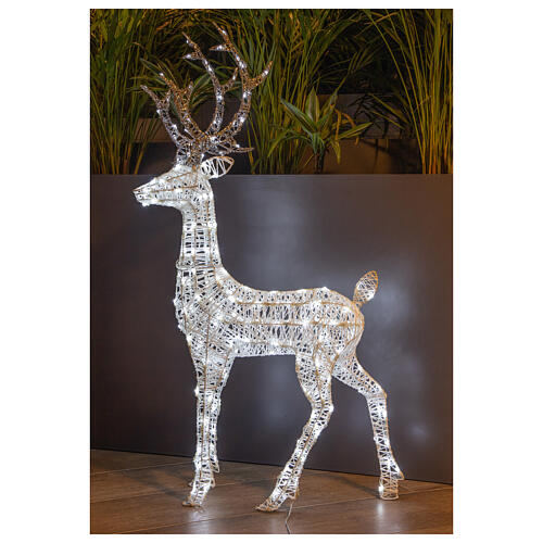 Deer Christmas light decoration 200 LEDs h 1 m indoor/outdoor 4