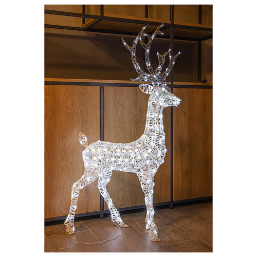 Deer with 200 LED lights h 40 in indoor/outdoor 3