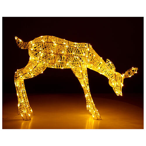 Biche 180 LED blanc chaud 72 cm intérieur extérieur 1