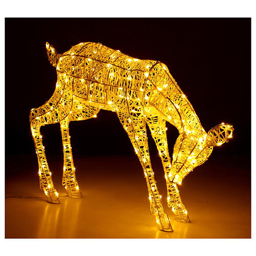 Biche 180 LED blanc chaud 72 cm intérieur extérieur 2