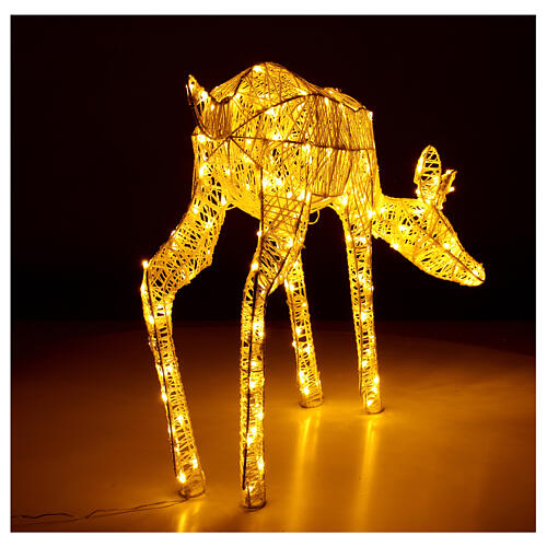 Biche 180 LED blanc chaud 72 cm intérieur extérieur 4