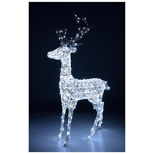 Deer Christmas light decoration 260 LEDs h 1,3 m indoor/outdoor 3