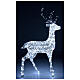 Deer Christmas light decoration 260 LEDs h 1,3 m indoor/outdoor s1