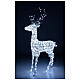 Deer Christmas light decoration 260 LEDs h 1,3 m indoor/outdoor s3