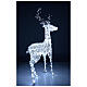 Deer Christmas light decoration 260 LEDs h 1,3 m indoor/outdoor s5