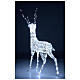 Deer Christmas light decoration 260 LEDs h 1,3 m indoor/outdoor s6