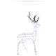Deer Christmas light decoration 260 LEDs h 1,3 m indoor/outdoor s7